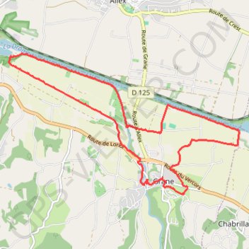 Itinéraire Vallée de la Drôme Diois - Les Ramières, distance, dénivelé, altitude, carte, profil, trace GPS