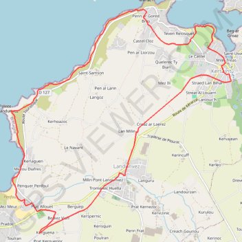 Itinéraire Cirkwi-Circuit_de_Trémazan, distance, dénivelé, altitude, carte, profil, trace GPS