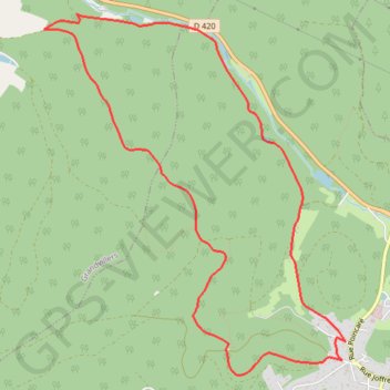 Itinéraire Chemins du Cœur des Vosges - La Charbonnière, distance, dénivelé, altitude, carte, profil, trace GPS