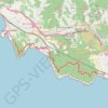 Itinéraire Moneglia - Sestri Levante, distance, dénivelé, altitude, carte, profil, trace GPS