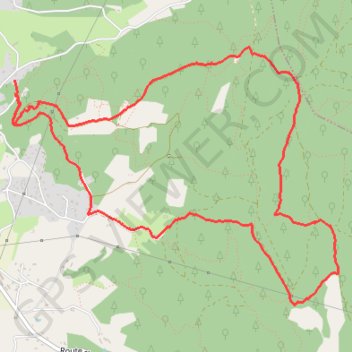 Itinéraire Croix de Siméon, distance, dénivelé, altitude, carte, profil, trace GPS