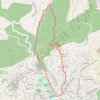 Itinéraire Manosque - Le Pain de Sucre, distance, dénivelé, altitude, carte, profil, trace GPS