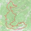 Itinéraire Dentelles de Montmirail - Beaumes-de-Venise, distance, dénivelé, altitude, carte, profil, trace GPS