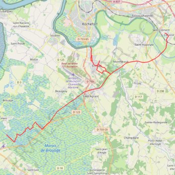 Itinéraire 2025-10-15-15-10-53, distance, dénivelé, altitude, carte, profil, trace GPS
