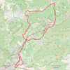 Itinéraire De La Garde vers Rocbaron et Pignans, distance, dénivelé, altitude, carte, profil, trace GPS