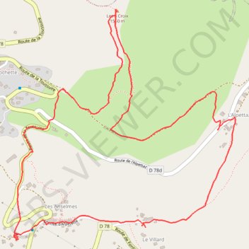 Itinéraire Marche la Toussuire, distance, dénivelé, altitude, carte, profil, trace GPS