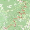 Itinéraire Ventoux Sud - Villes-sur-Auzon, distance, dénivelé, altitude, carte, profil, trace GPS