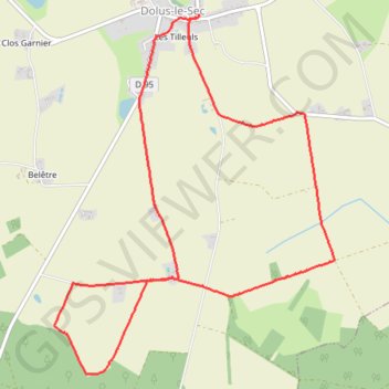 Itinéraire Rando Tartiflette Dolus le Sec, distance, dénivelé, altitude, carte, profil, trace GPS