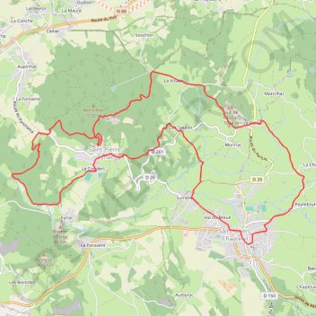 Itinéraire [Itinéraire] T05 - Mont Plaux, distance, dénivelé, altitude, carte, profil, trace GPS