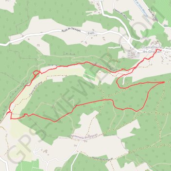 Itinéraire Chantemerle Lès Grignan, distance, dénivelé, altitude, carte, profil, trace GPS