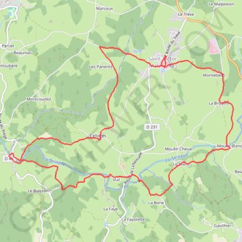 Itinéraire 30 mars 2023 à 08:54:09, distance, dénivelé, altitude, carte, profil, trace GPS