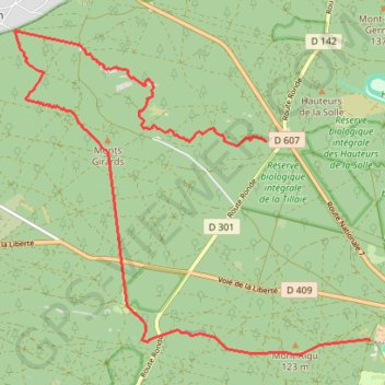 Itinéraire Fontainebleau La Faisanderie, distance, dénivelé, altitude, carte, profil, trace GPS