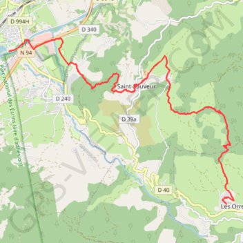 Itinéraire [Itinéraire] Descente des Orres par le Chef-Lieu, distance, dénivelé, altitude, carte, profil, trace GPS