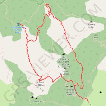 Itinéraire La voie Pagès - 8 Rappels, distance, dénivelé, altitude, carte, profil, trace GPS