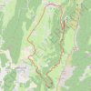 Itinéraire Lans en Vercors, chemin Gobert, distance, dénivelé, altitude, carte, profil, trace GPS