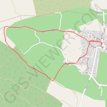 Itinéraire Autour de la Bruguière, distance, dénivelé, altitude, carte, profil, trace GPS