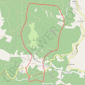 Itinéraire Circuit-02-Vert-6km-85m, distance, dénivelé, altitude, carte, profil, trace GPS