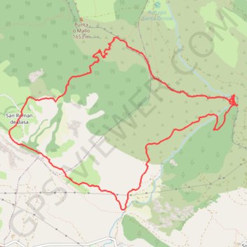 Itinéraire Ermita de Santa Orosia, distance, dénivelé, altitude, carte, profil, trace GPS