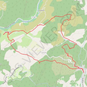 Itinéraire Saint montan, distance, dénivelé, altitude, carte, profil, trace GPS