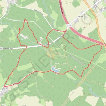 Itinéraire Plateau de Savoie autour de l'étang, distance, dénivelé, altitude, carte, profil, trace GPS