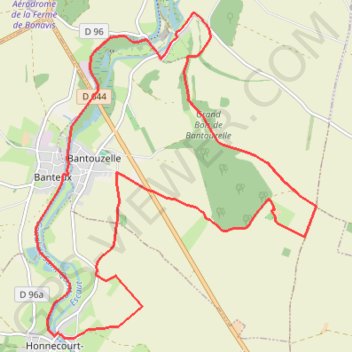 Itinéraire Un détour par Honnecourt - Abbaye de Vaucelles, distance, dénivelé, altitude, carte, profil, trace GPS