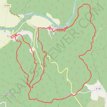 Itinéraire 20230309 Autour de Rochegude (Philippe CANSELIET), distance, dénivelé, altitude, carte, profil, trace GPS