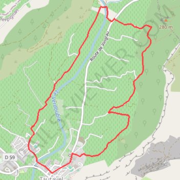 Itinéraire ITILAR066V50KUJE, distance, dénivelé, altitude, carte, profil, trace GPS