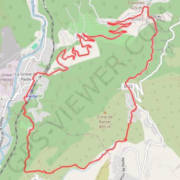 Itinéraire Vallon du Galambert, distance, dénivelé, altitude, carte, profil, trace GPS