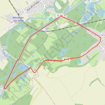 Itinéraire NewTrack, distance, dénivelé, altitude, carte, profil, trace GPS