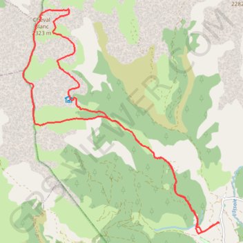 Itinéraire Thorame cheval blanc 2019-06-23-01, distance, dénivelé, altitude, carte, profil, trace GPS