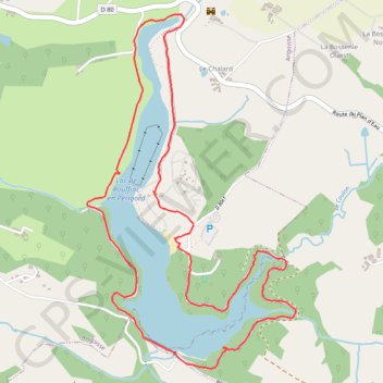 Itinéraire Le bois de Rouffiac - Lanouaille, distance, dénivelé, altitude, carte, profil, trace GPS
