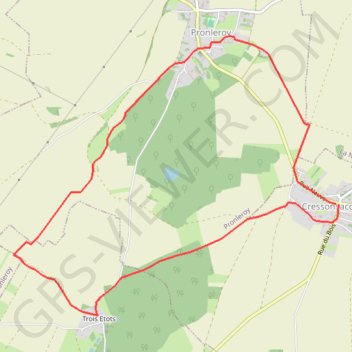 Itinéraire Le chemin des châteaux, distance, dénivelé, altitude, carte, profil, trace GPS