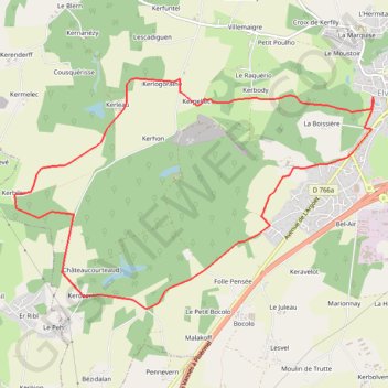 Itinéraire Les Tours d'Elven, distance, dénivelé, altitude, carte, profil, trace GPS