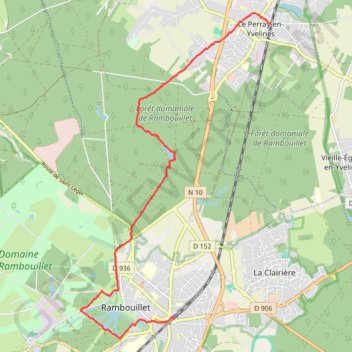 Itinéraire L'étang du Gruyer, distance, dénivelé, altitude, carte, profil, trace GPS