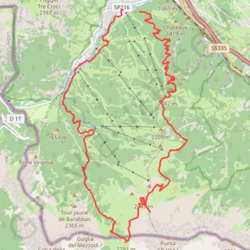 Itinéraire Passo de la Mulatierra, distance, dénivelé, altitude, carte, profil, trace GPS