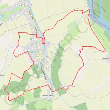 Itinéraire Les Vikings, distance, dénivelé, altitude, carte, profil, trace GPS