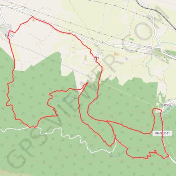 Itinéraire TRACK_R8_JACA_v3_MEDICIONES_DEFINITIVO, distance, dénivelé, altitude, carte, profil, trace GPS