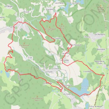 Itinéraire Jonas, distance, dénivelé, altitude, carte, profil, trace GPS