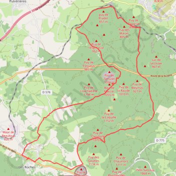 Itinéraire Course_20241029120359_246905, distance, dénivelé, altitude, carte, profil, trace GPS