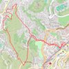 Itinéraire Monaco - La Turbie, distance, dénivelé, altitude, carte, profil, trace GPS