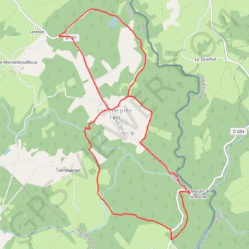 Itinéraire À la naissance du Chavanon - Laroche près Feyt - Pays de Haute Corrèze, distance, dénivelé, altitude, carte, profil, trace GPS