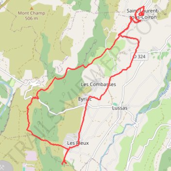 Itinéraire Jastres, distance, dénivelé, altitude, carte, profil, trace GPS
