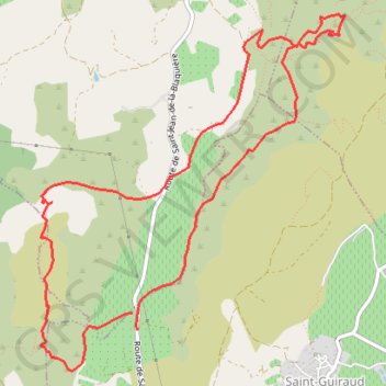 Itinéraire Gèbre - Gibret - Canyon du Diable, distance, dénivelé, altitude, carte, profil, trace GPS