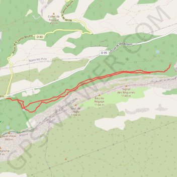 Itinéraire Sainte-Baume - Sentier Poucel, distance, dénivelé, altitude, carte, profil, trace GPS