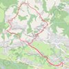 Itinéraire Le Bérouze - Mathonex - Vigny, distance, dénivelé, altitude, carte, profil, trace GPS