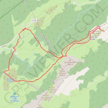 Itinéraire Boucle plateau des Glières, distance, dénivelé, altitude, carte, profil, trace GPS