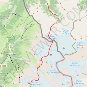 Itinéraire Aiguille du Génépi (Grands), distance, dénivelé, altitude, carte, profil, trace GPS