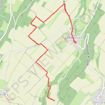 Itinéraire 20221105_141503.gpx, distance, dénivelé, altitude, carte, profil, trace GPS