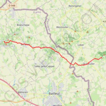 Itinéraire R Kem 11,7 Open Route, distance, dénivelé, altitude, carte, profil, trace GPS