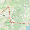 Itinéraire E10 Corte - Aléria -, distance, dénivelé, altitude, carte, profil, trace GPS